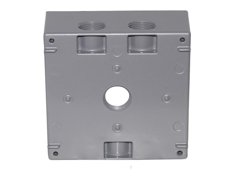 Sigma Electric, Gray Sigma Engineered Solutions, 14351 1/2-Inch 4 Hole 2-Gang Box, No Size - Image 5